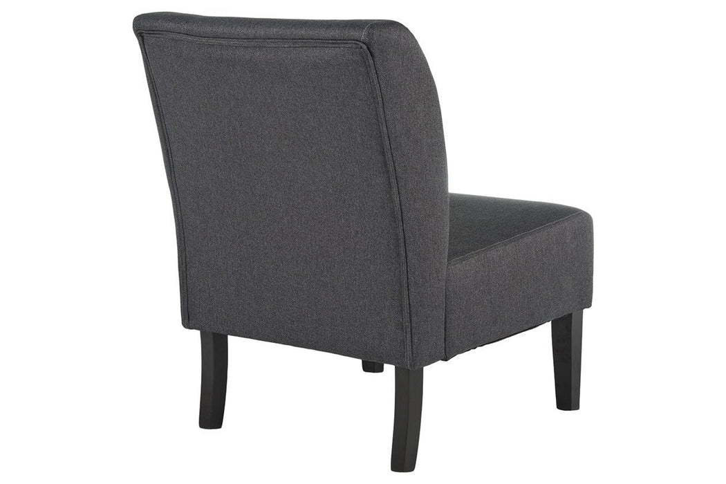 Triptis Charcoal Gray Accent Chair - Lara Furniture