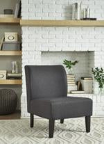 Triptis Charcoal Gray Accent Chair - Lara Furniture