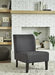 Triptis Charcoal Gray Accent Chair - Lara Furniture