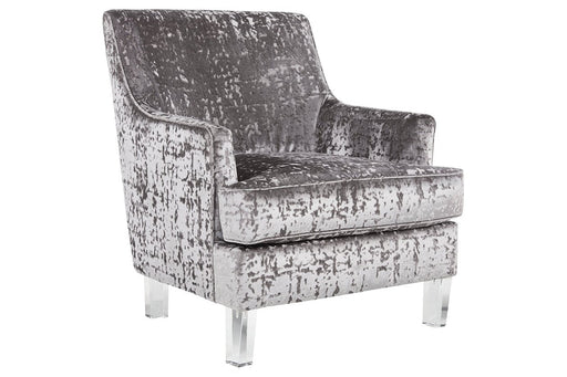 Gloriann Pewter Accent Chair - Lara Furniture