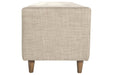 Winler Light Beige Upholstered Accent Bench - Lara Furniture