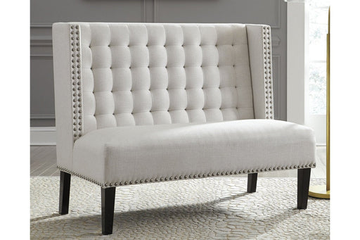 Beauland Ivory Accent Bench - Lara Furniture