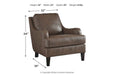 Tirolo Walnut Accent Chair - Lara Furniture