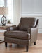 Tirolo Walnut Accent Chair - Lara Furniture