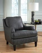Tirolo Dark Gray Accent Chair - Lara Furniture