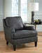 Tirolo Dark Gray Accent Chair - Lara Furniture