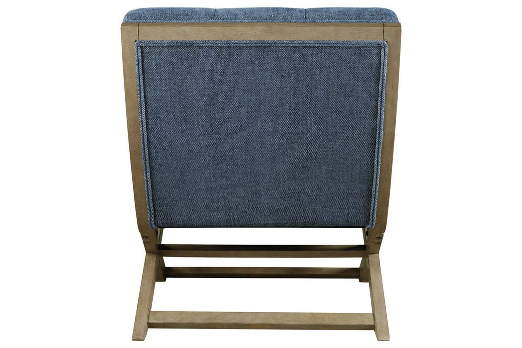 Sidewinder Blue Accent Chair - Lara Furniture