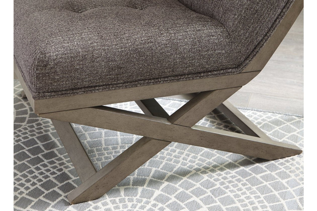 Sidewinder Taupe Accent Chair - Lara Furniture