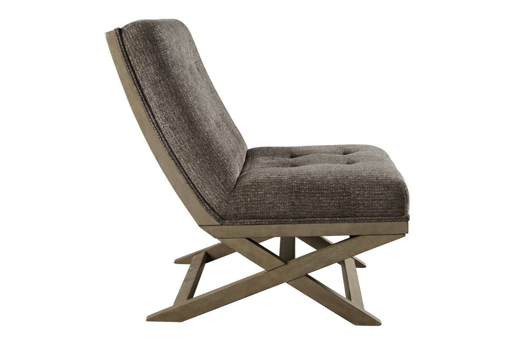 Sidewinder Taupe Accent Chair - Lara Furniture