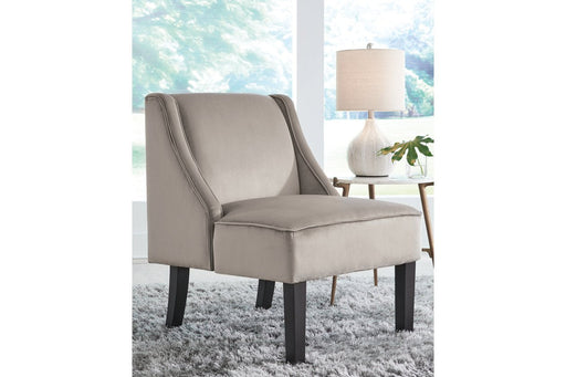 Janesley Taupe Accent Chair - Lara Furniture