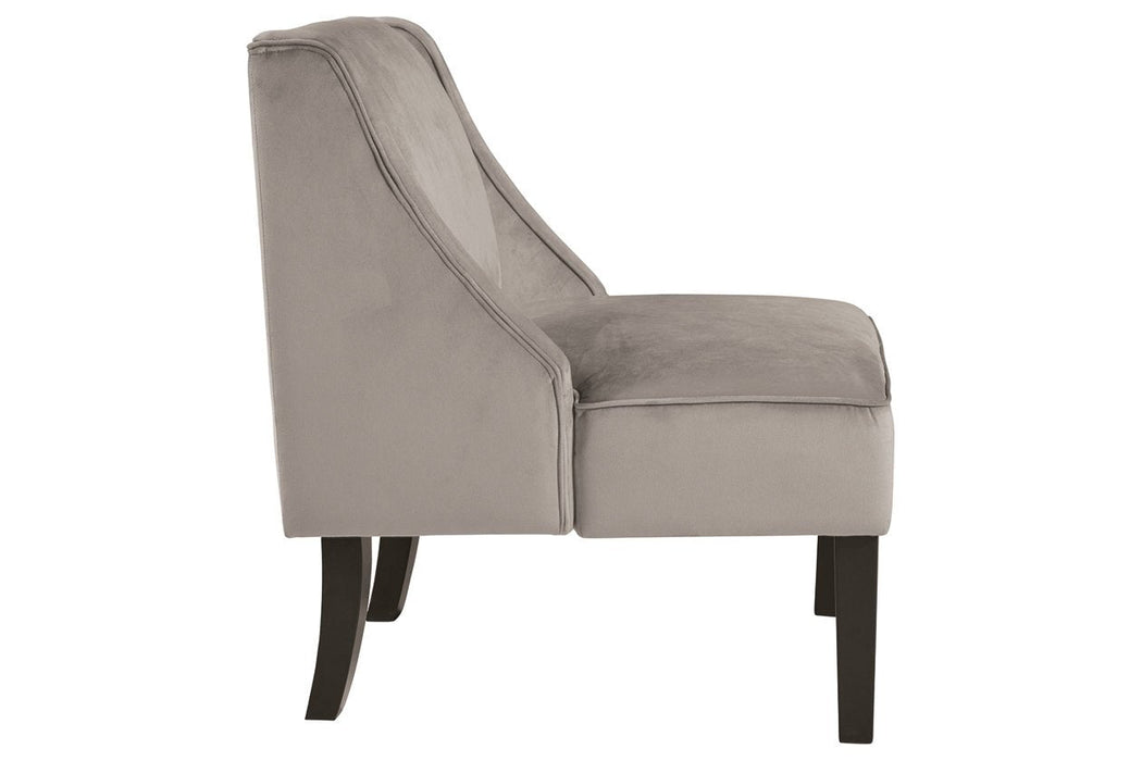 Janesley Taupe Accent Chair - Lara Furniture