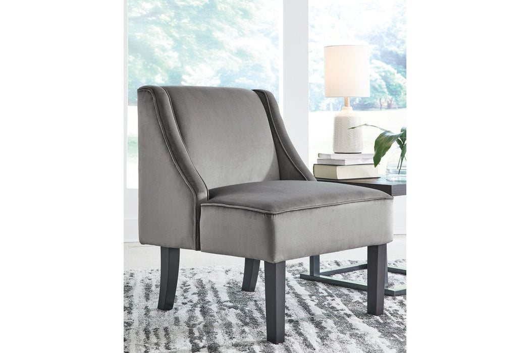 Janesley Gray Accent Chair - Lara Furniture