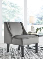 Janesley Gray Accent Chair - Lara Furniture