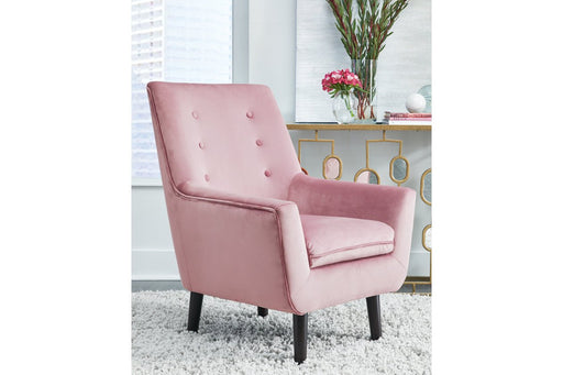 Zossen Pink Accent Chair - Lara Furniture