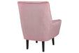 Zossen Pink Accent Chair - Lara Furniture