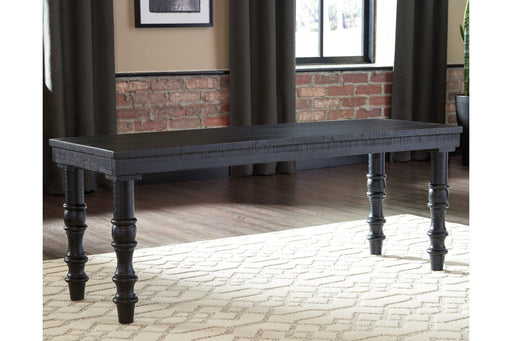 Dannerville Antique Black Accent Bench - Lara Furniture