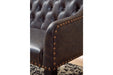 Carondelet Brown Accent Bench - Lara Furniture