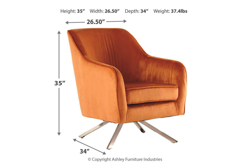 Hangar Rust Accent Chair - Lara Furniture
