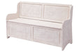 Dannerville Antique White Storage Bench - Lara Furniture