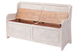 Dannerville Antique White Storage Bench - Lara Furniture