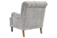 Dinara Dove Gray Accent Chair - Lara Furniture