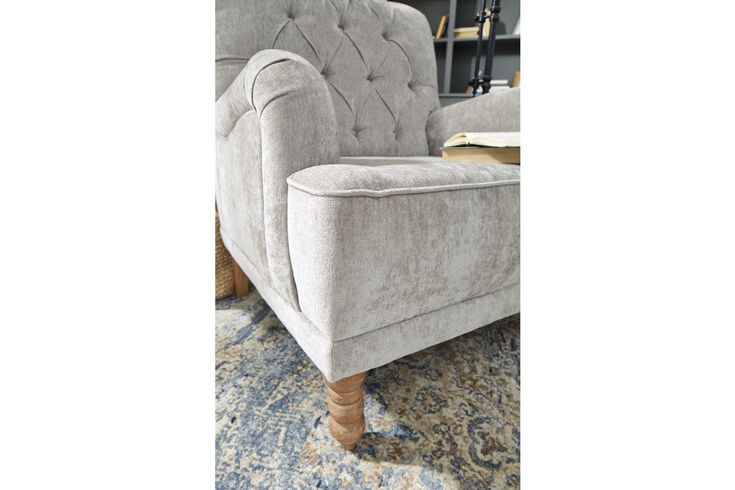 Dinara Dove Gray Accent Chair - Lara Furniture