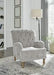 Dinara Dove Gray Accent Chair - Lara Furniture