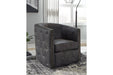 Brentlow Distressed Black Accent Chair - Lara Furniture