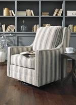 Kambria Ivory/Black Accent Chair - Lara Furniture