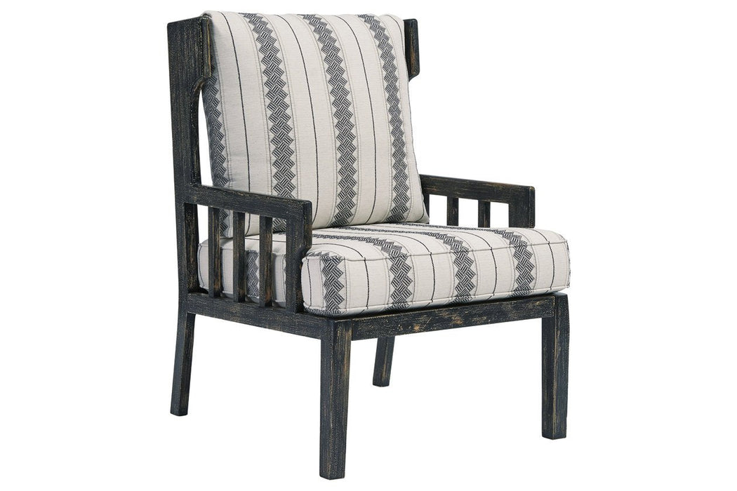 Kelanie Onyx Accent Chair - Lara Furniture