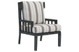 Kelanie Onyx Accent Chair - Lara Furniture