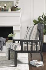 Kelanie Onyx Accent Chair - Lara Furniture