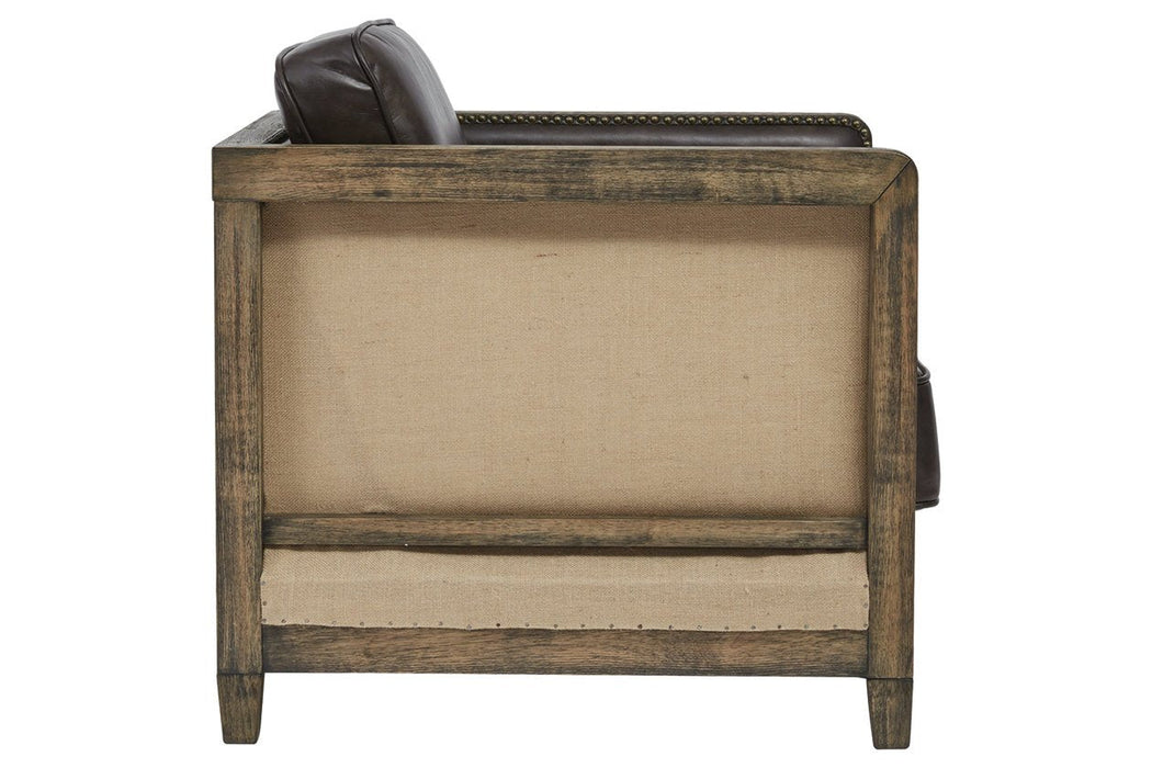 Copeland Brown Accent Chair - Lara Furniture
