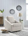 Wysler Cream Accent Chair - Lara Furniture
