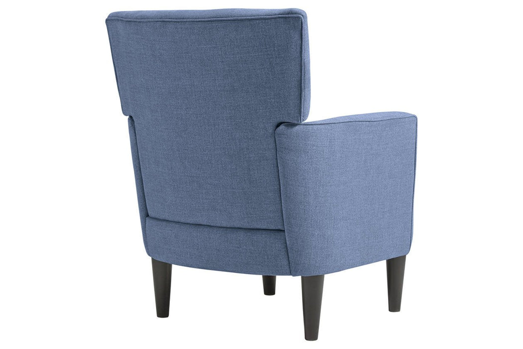 Hansridge Blue Accent Chair - Lara Furniture