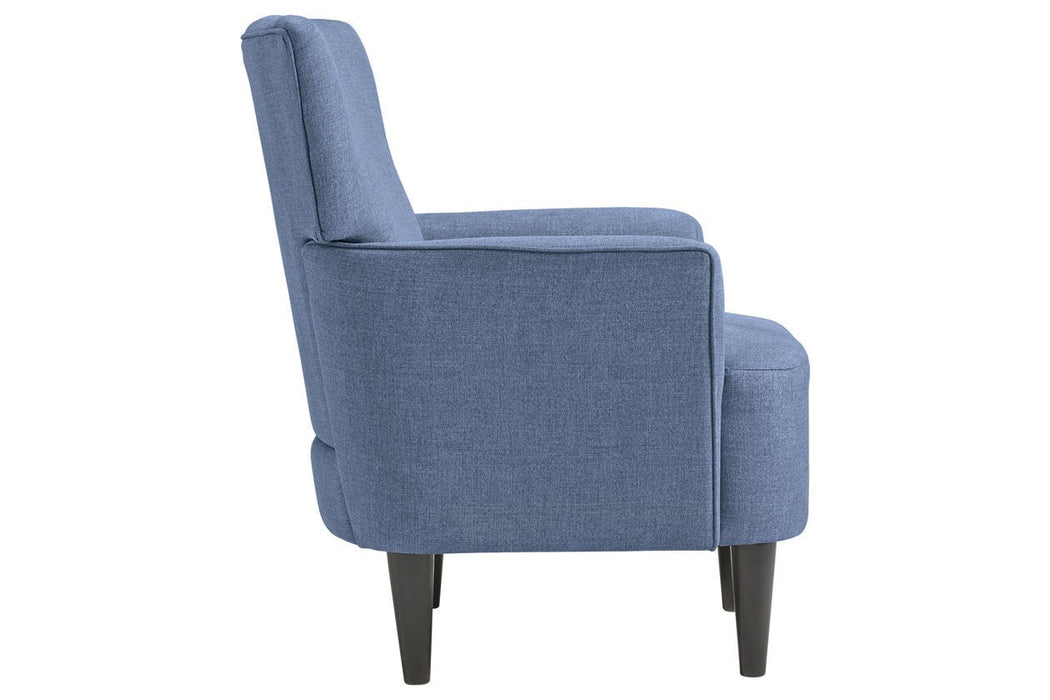 Hansridge Blue Accent Chair - Lara Furniture
