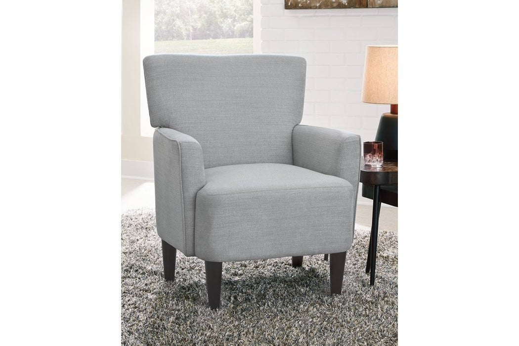 Hansridge Light Gray Accent Chair - Lara Furniture