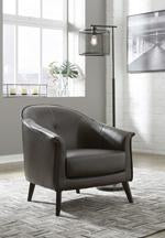 Brickham Dark Brown Accent Chair - Lara Furniture