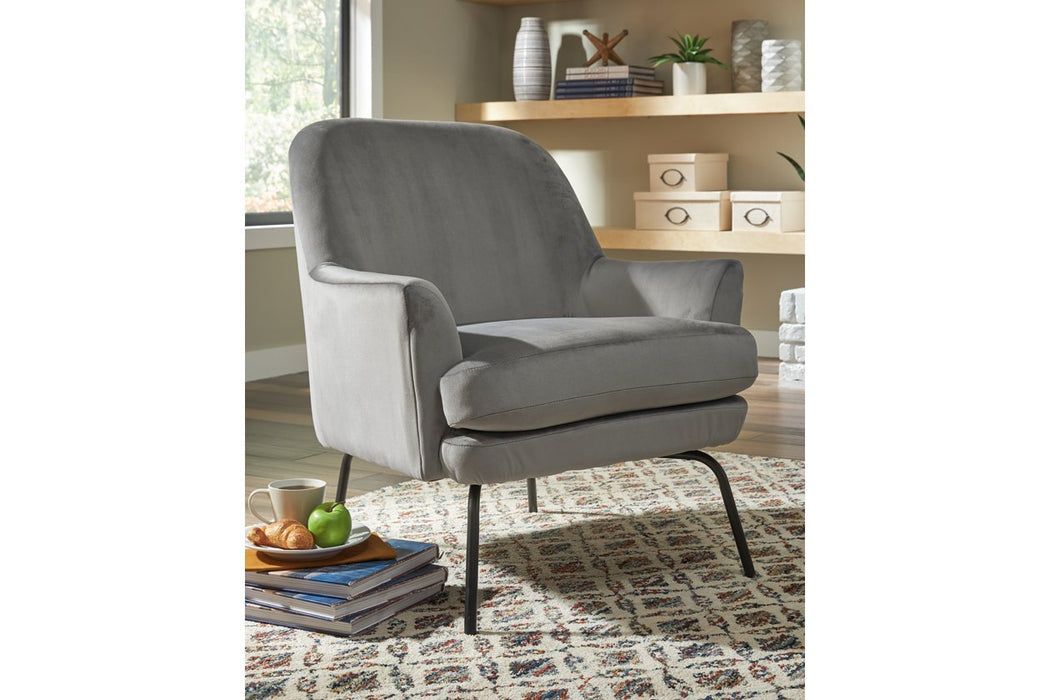 Dericka Steel Accent Chair - Lara Furniture