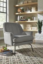 Dericka Steel Accent Chair - Lara Furniture