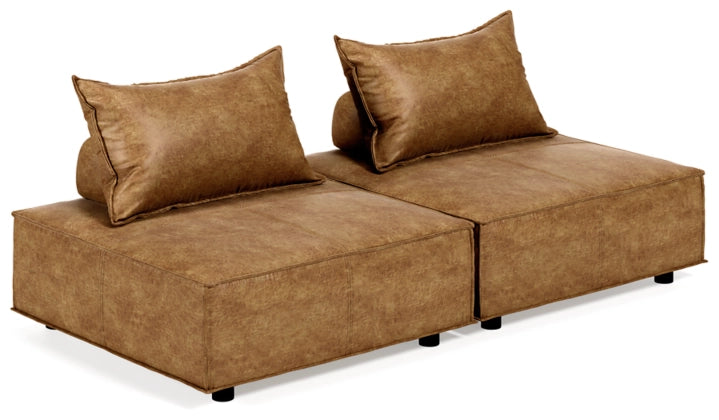 Bales Brown 2-Piece Modular Seating