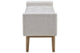 Briarson Beige/Brown Storage Bench - Lara Furniture