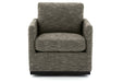 Grona Earth Swivel Accent Chair - Lara Furniture