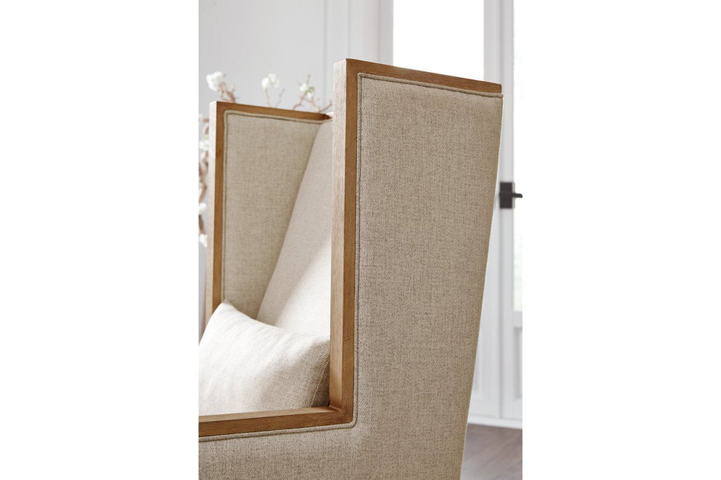 Avila Linen Accent Chair - Lara Furniture