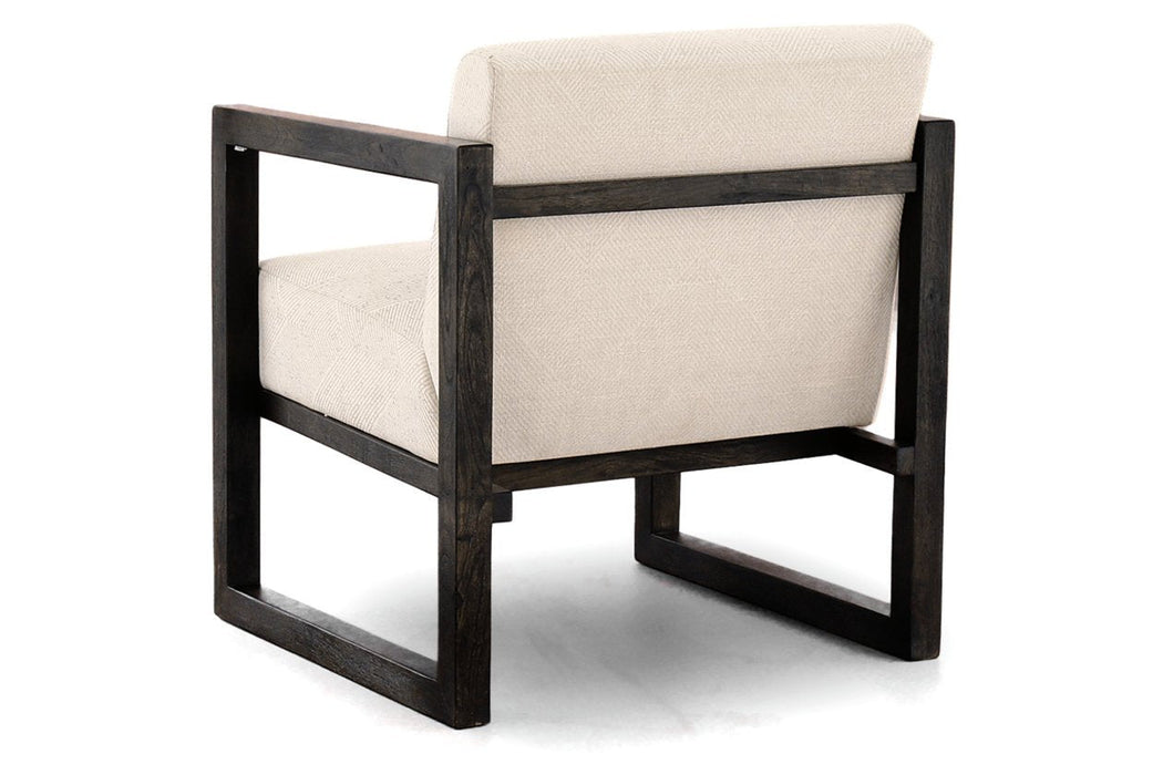 Alarick Cream Accent Chair - Lara Furniture