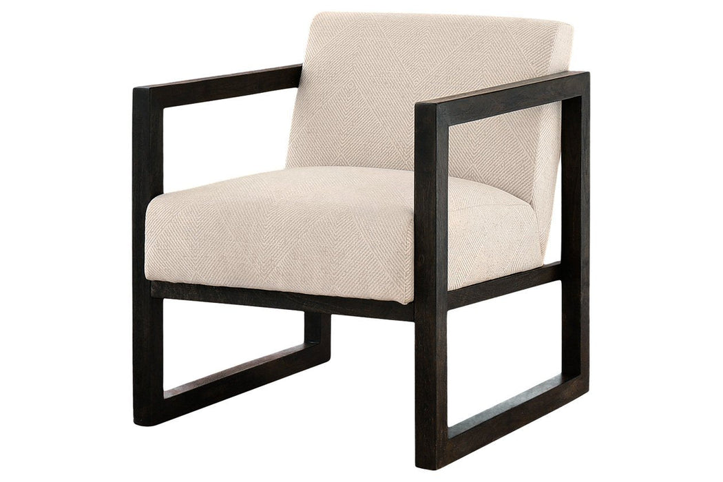 Alarick Cream Accent Chair - Lara Furniture