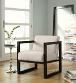 Alarick Cream Accent Chair - Lara Furniture