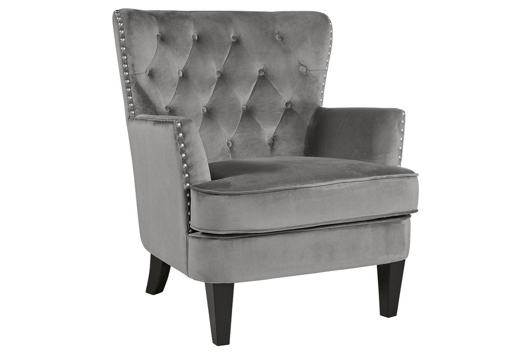 Romansque Gray Accent Chair - Lara Furniture