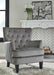 Romansque Gray Accent Chair - Lara Furniture