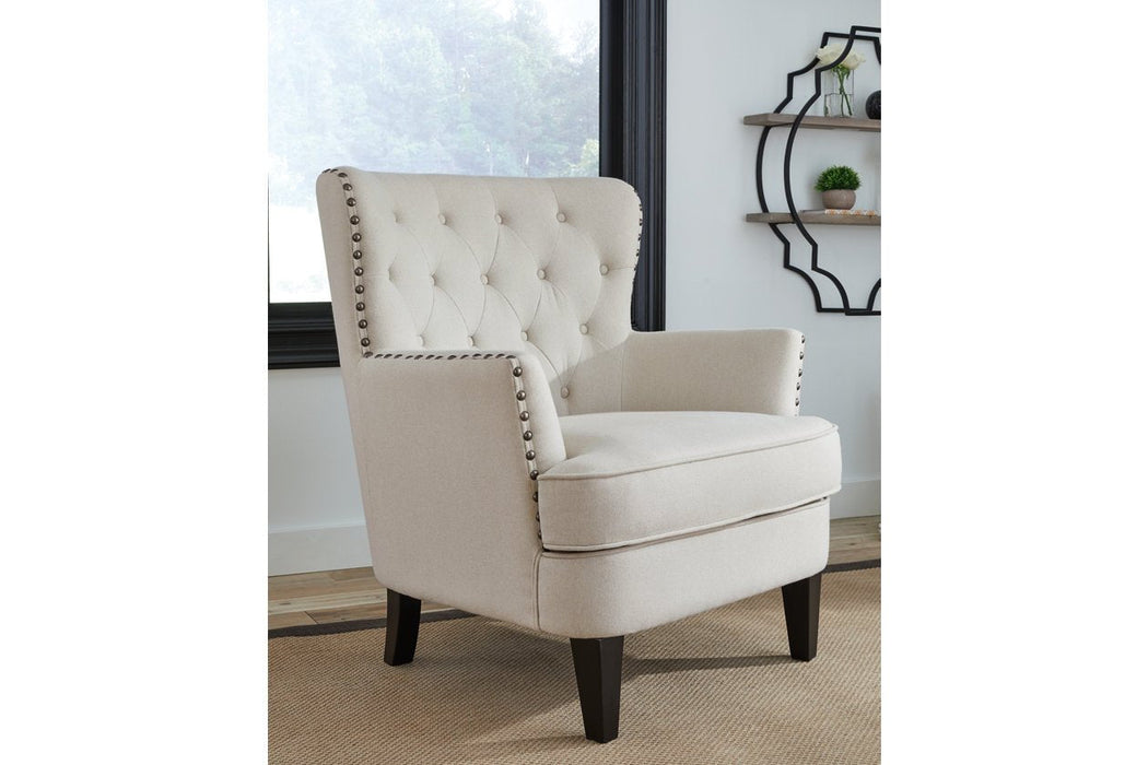 Romansque Beige Accent Chair - Lara Furniture